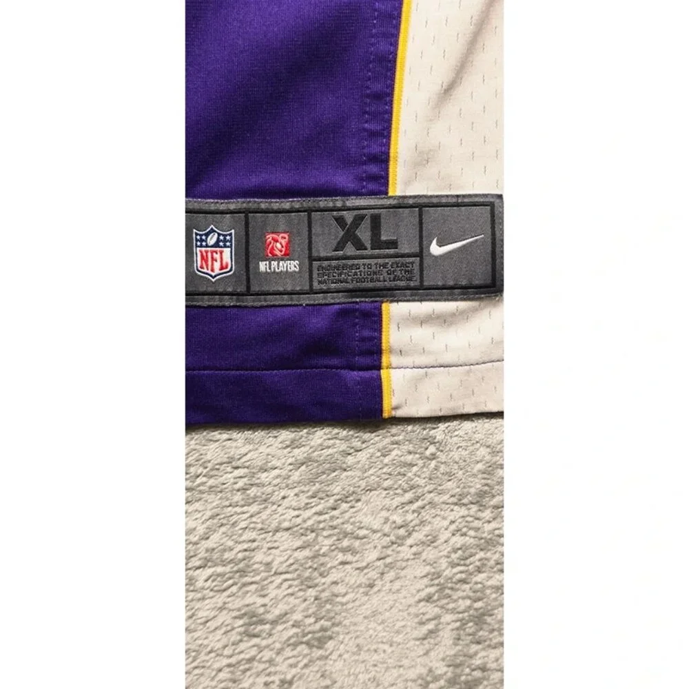 Nike On Field Adrian‎ Peterson Jersey Unisex X-large Purple Minnesota Vikings